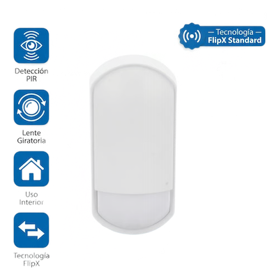[FLX-S-ST] Sensor de Movimiento PIR OPTEX FlipX FLX-S-ST