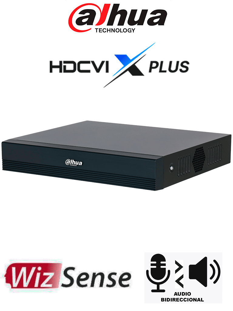 [DH-XVR1B16-I/T] Grabador XVR Híbrido DAHUA (16 Canales / WizSense IA)
